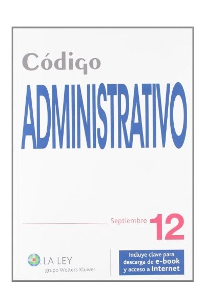 CÓDIGO ADMINISTRATIVO 2012